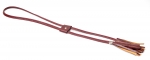 Eco Leather Cord with Stop and Tassels (ΒΑ000295) Color Μπορντώ / Bordeu